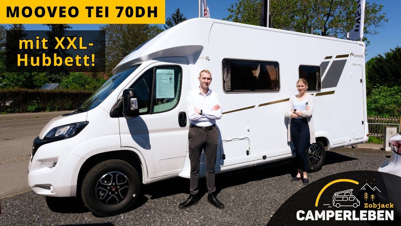 Vorschaubild: Vorstellung MOOVEO TEI 70DH [mit XXL-Hubbett!] | 2023 | CampErleben Zobjack