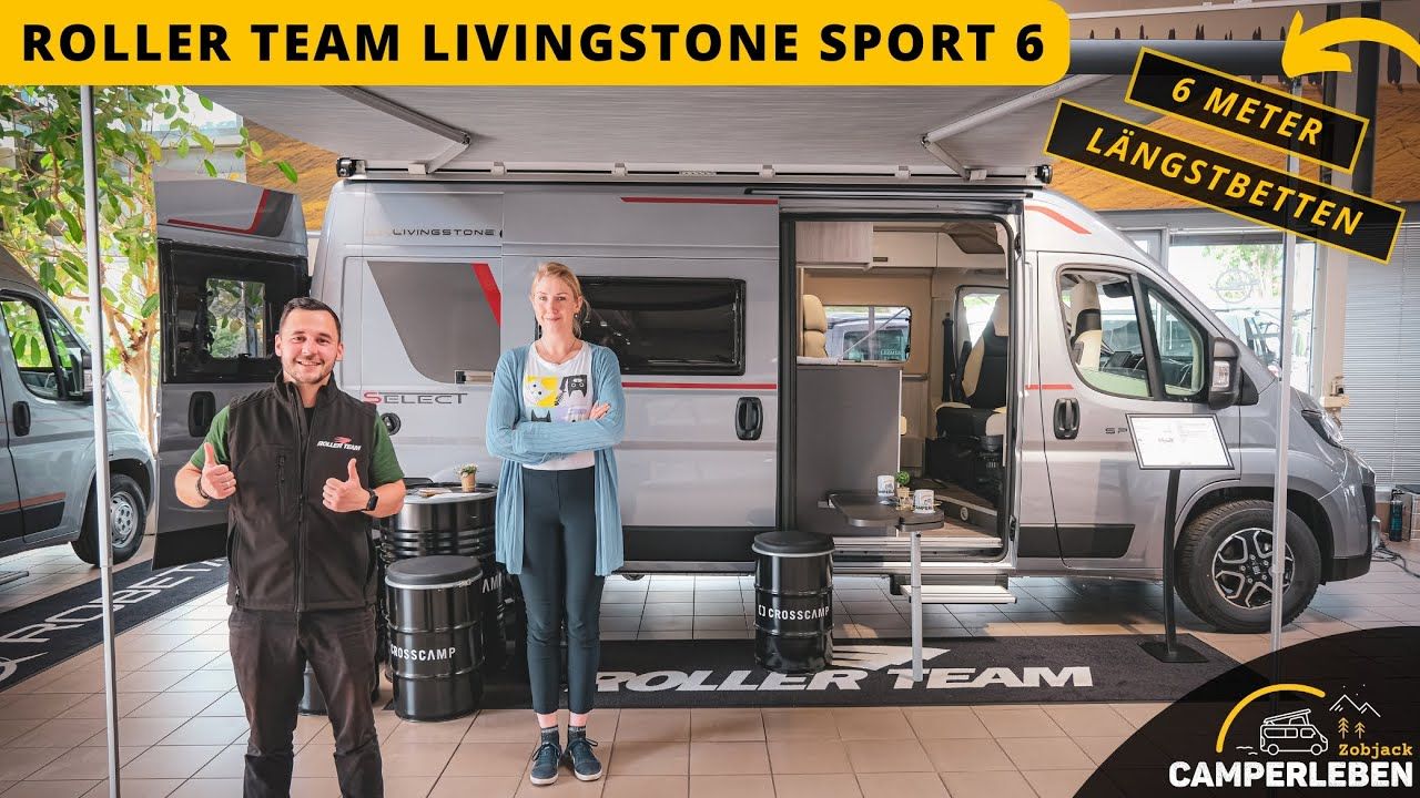 Vorschaubild: Roller Team Livingstone Sport 6 Kastenwagen, Längstbetten, 6 Meter | 2025 | CampErleben Zobjack