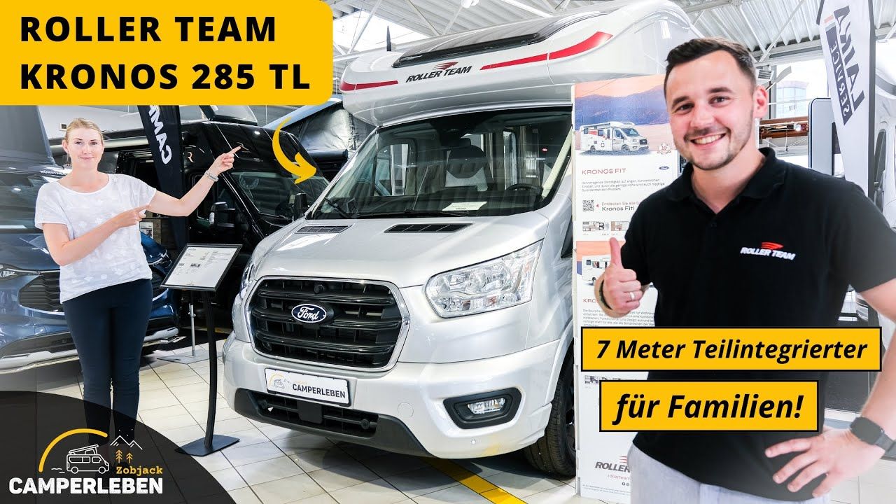 Vorschaubild: Roller Team Kronos 285 TL, teilintegriertes Womo für Familien | 2025 | CampErleben Zobjack