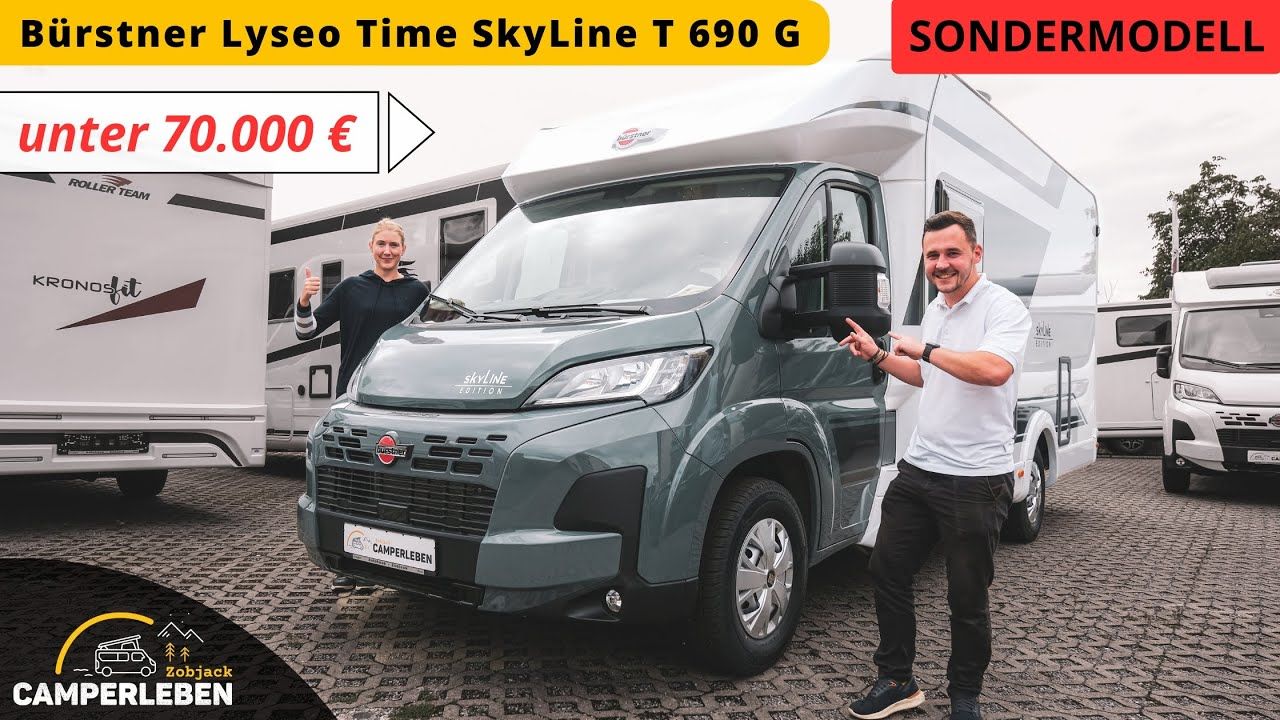 Vorschaubild: Bürstner Sonderedition Lyseo Time SkyLine T 690 G, 7m Teilintegrierter | 2025 | CampErleben Zobjack